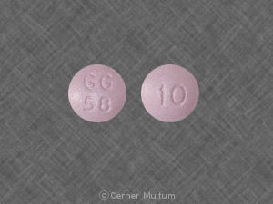 Purple Round pill with imprint GG58;10 — Trifluoperazine hydrochloride Trifluoperazine hydrochloride 10 mg; (view 2)
